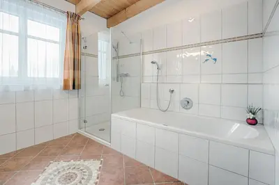Ein Badezimmer in der Unterkunft Appartement Klostertal