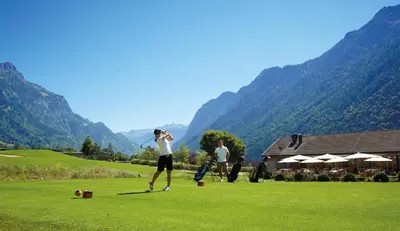 Ein allgemeiner Bergblick oder ein Berglick von der Ferienwohnung aus