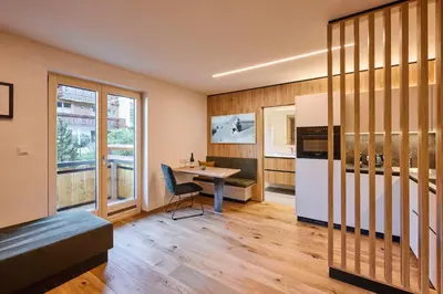 Küche/Küchenzeile in der Unterkunft Appartements Täli