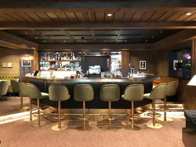 Lounge oder Bar in der Unterkunft Hotel Berghof