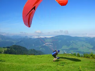 Naturlandschaft in der Nähe des Bauernhofs