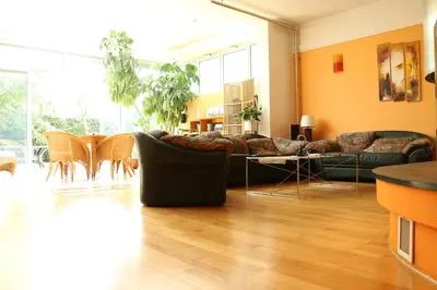 Ein Sitzbereich in der Unterkunft Dimai House No 31 Dornbirn Messe