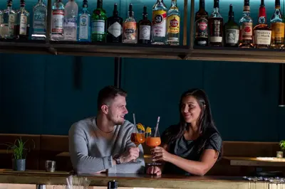 Getränke in der Unterkunft Hotel die Wälderin-Wellness, Sport & Natur
