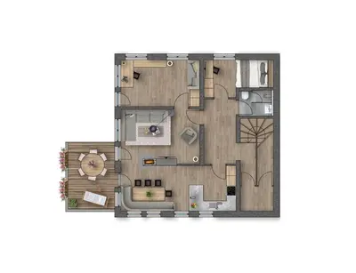 Grundriss der Unterkunft Balma Restaurant Suites