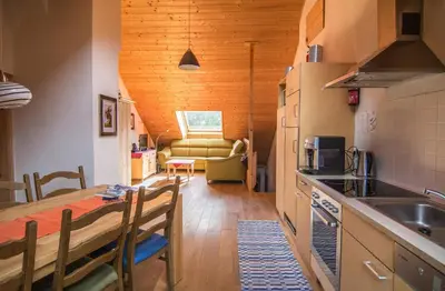 Küche/Küchenzeile in der Unterkunft Ferienwohnung Sonnenhof