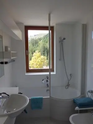 Ein Badezimmer in der Unterkunft Widderstein Apartments