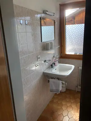 Ein Badezimmer in der Unterkunft Appartement Bergblick