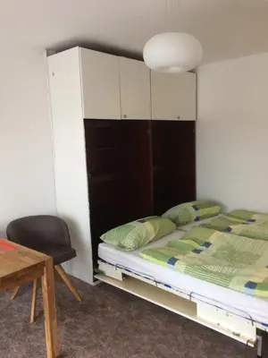 Ein Bett oder Betten in einem Zimmer der Unterkunft Appartement Bergblick