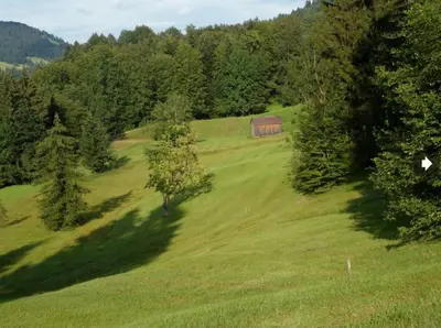 Naturlandschaft in der Nähe des Bauernhofs