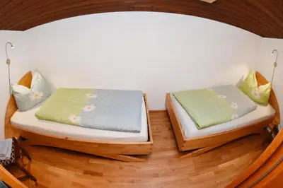 Ein Bett oder Betten in einem Zimmer der Unterkunft Haus Bahl