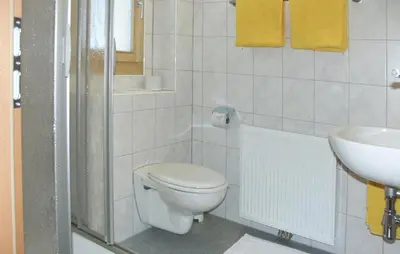 Ein Badezimmer in der Unterkunft Tolles Feriehaus Montafon