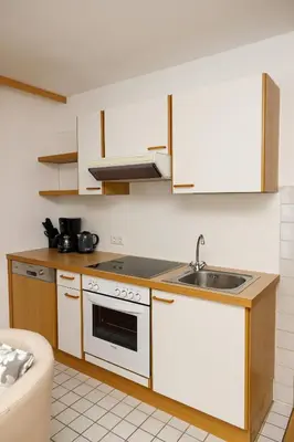 Küche/Küchenzeile in der Unterkunft Haus Theresia