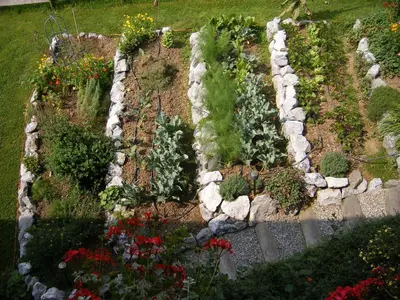 Ein Garten an der Unterkunft Ferienwohnungen Frick