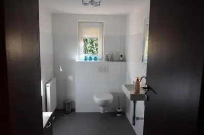 Ein Badezimmer in der Unterkunft Ferienwohnung Auszeit