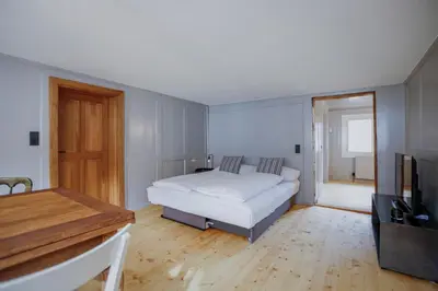Ein Bett oder Betten in einem Zimmer der Unterkunft HEINRICH Stadtwohnung im Jüdischen Viertel