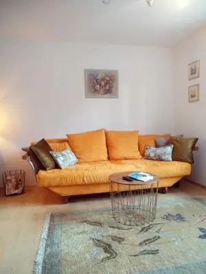 Ein Sitzbereich in der Unterkunft Dimai House No 16 Dornbirn Zentrum