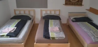Ein Bett oder Betten in einem Zimmer der Unterkunft Dimai House No 16 Dornbirn Zentrum