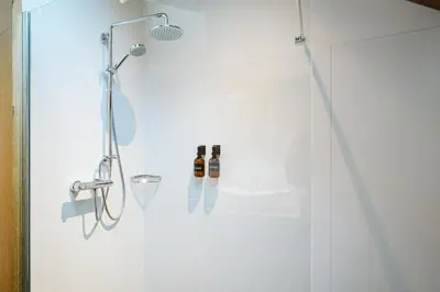 Ein Badezimmer in der Unterkunft Haus Moosbrugger