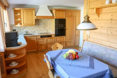 Küche/Küchenzeile in der Unterkunft Appartment Moosbrugger