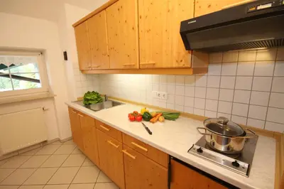 Küche/Küchenzeile in der Unterkunft Gästehaus Annette