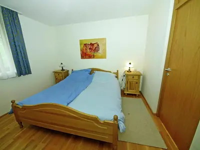 Ein Bett oder Betten in einem Zimmer der Unterkunft Chalet in Brand nahe Skilift & Pisten