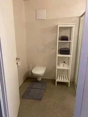 Ein Badezimmer in der Unterkunft Haus Christiane