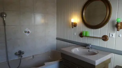 Ein Badezimmer in der Unterkunft Ferienwohnung Schlemmer
