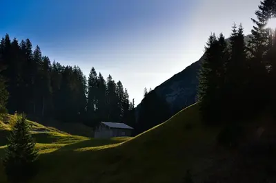 Naturlandschaft in der Nähe der Ferienwohnung