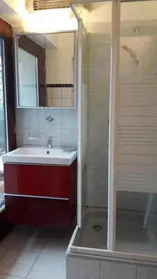 Ein Badezimmer in der Unterkunft RELAX in der Natur 2 Zimmer Apartment - im Grünen - Ruhelage