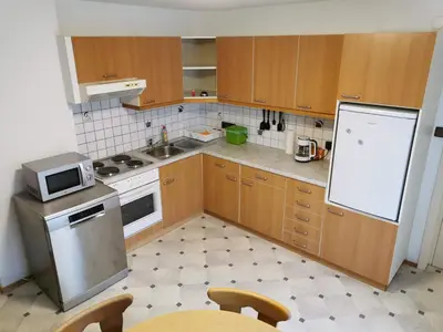 Küche/Küchenzeile in der Unterkunft B3e Dornbirn Hills