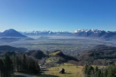 Naturlandschaft in der Nähe des Ferienhauses