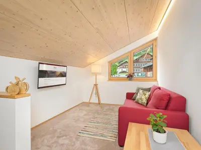 Ein Sitzbereich in der Unterkunft Felder Apartments