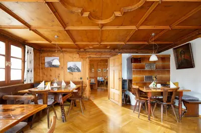 Ein Sitzbereich in der Unterkunft Gasthaus Rössle