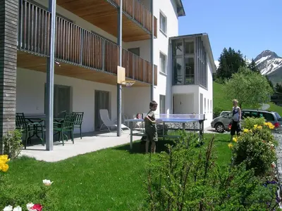 Das Gebäude in dem sich die Ferienwohnung befindet