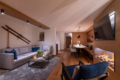TV/Unterhaltungsangebot in der Unterkunft Brunnenhof Luxury Apartments