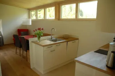 Küche/Küchenzeile in der Unterkunft Apartments Bischof