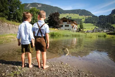 Naturlandschaft in der Nähe der Ferienwohnung