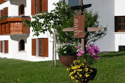 Ein Garten an der Unterkunft Ferienwohnung Carmen Schuchter