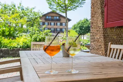 Getränke in der Unterkunft Landhotel Hirschen