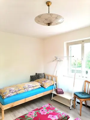 Ein Bett oder Betten in einem Zimmer der Unterkunft Dimai House 1950s