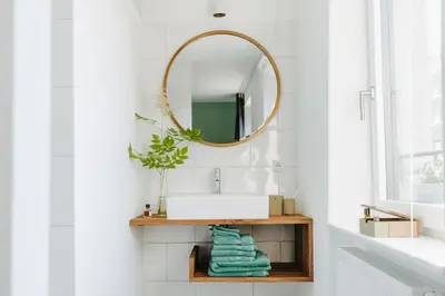 Ein Badezimmer in der Unterkunft Rotes Haus Bregenz Wald Wohnung