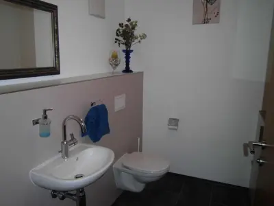Ein Badezimmer in der Unterkunft Ferienwohnung Maari