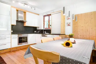 Küche/Küchenzeile in der Unterkunft Gartenferienwohnung Füchsle by A-Appartments