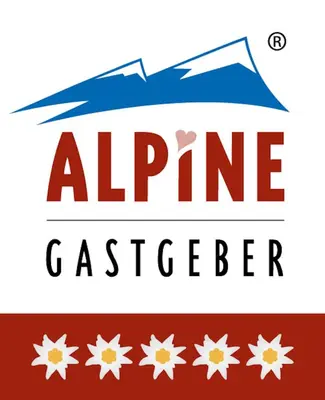Ein Zertifikat, Auszeichnung, Logo oder anderes Dokument, das in der Unterkunft Naturhaus am Arlberg ausgestellt ist