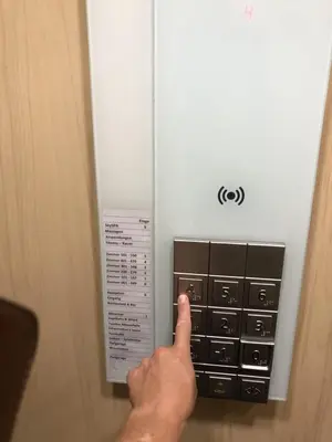 Grundriss der Unterkunft Groot appartement in Aparthotel met prachtig uitzicht
