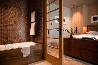 Ein Badezimmer in der Unterkunft Arla Luxury Home