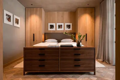 Ein Bett oder Betten in einem Zimmer der Unterkunft Arla Luxury Home