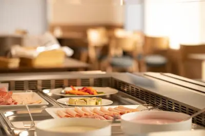 Essen im Hotel oder in der Nähe