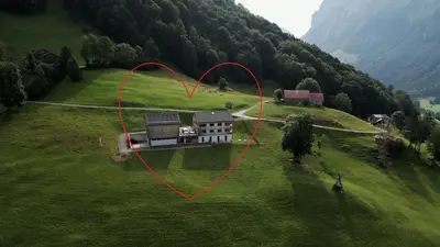 Naturlandschaft in der Nähe der Ferienwohnung