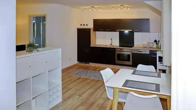 Küche/Küchenzeile in der Unterkunft Ferienwohnung Philipp
